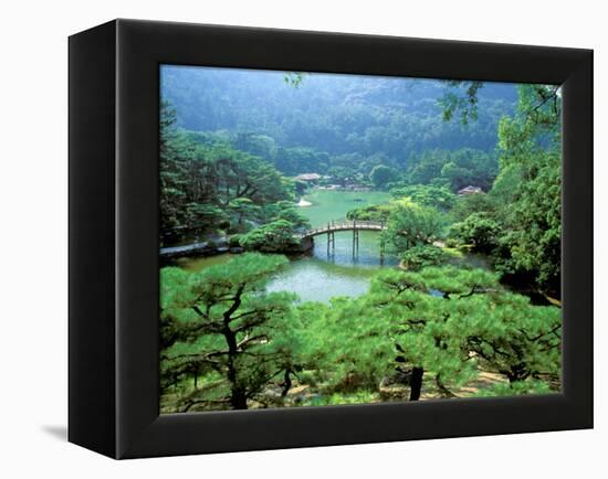 Ritsurin Park, Takamatsu, Shikoku, Japan-Dave Bartruff-Framed Premier Image Canvas