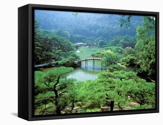 Ritsurin Park, Takamatsu, Shikoku, Japan-Dave Bartruff-Framed Premier Image Canvas