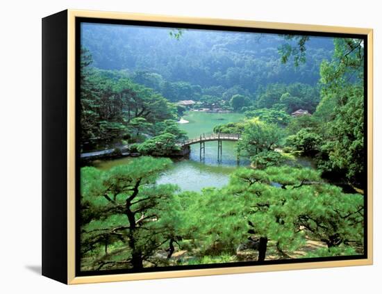 Ritsurin Park, Takamatsu, Shikoku, Japan-Dave Bartruff-Framed Premier Image Canvas