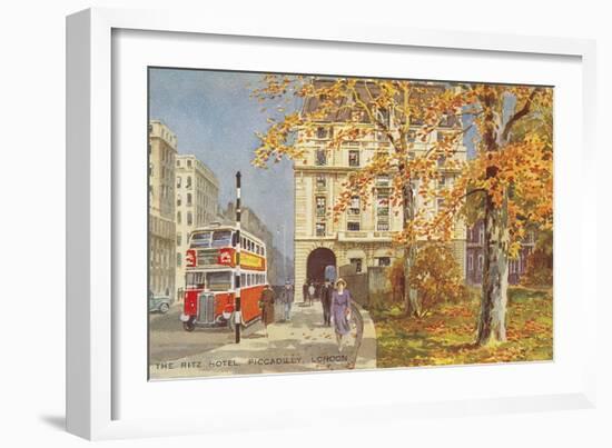 Ritz Hotel, Piccadily, London, England-null-Framed Art Print