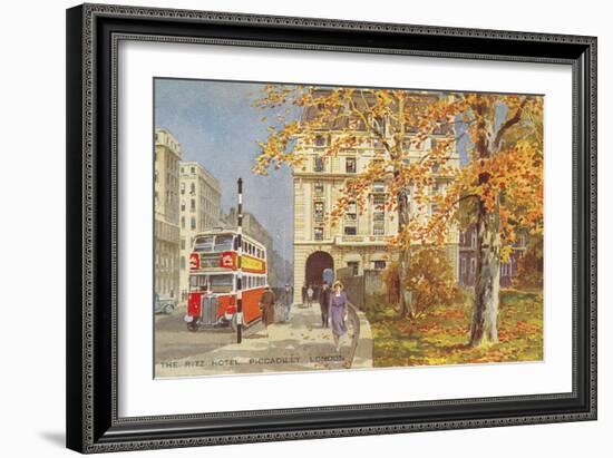 Ritz Hotel, Piccadily, London, England-null-Framed Art Print