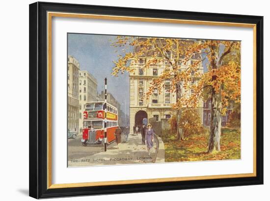 Ritz Hotel, Piccadily, London, England-null-Framed Art Print