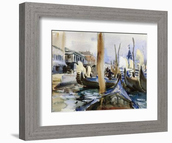 Riva Degli Schiavoni, Venice-John Singer Sargent-Framed Giclee Print