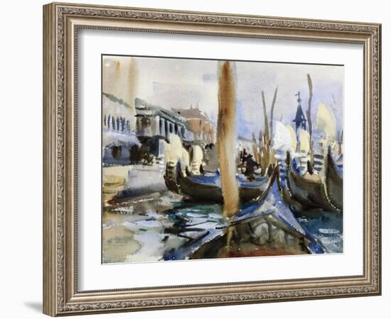 Riva Degli Schiavoni, Venice-John Singer Sargent-Framed Giclee Print