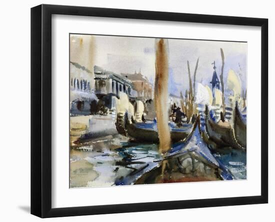 Riva Degli Schiavoni, Venice-John Singer Sargent-Framed Giclee Print