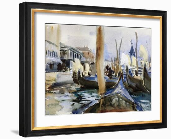 Riva Degli Schiavoni, Venice-John Singer Sargent-Framed Giclee Print