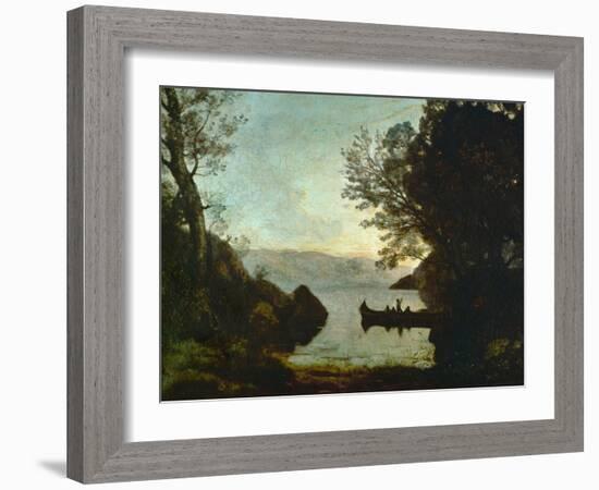 Riva, Italy-Jean-Baptiste-Camille Corot-Framed Giclee Print