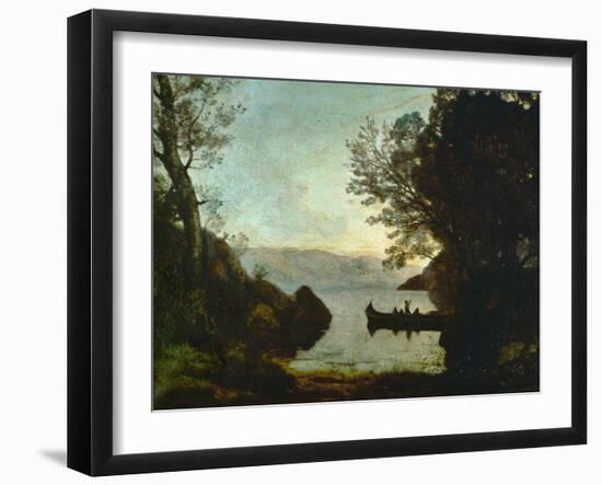 Riva, Italy-Jean-Baptiste-Camille Corot-Framed Giclee Print