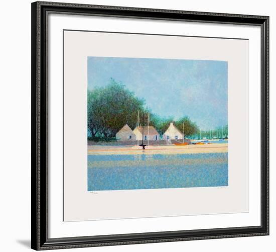 Rivage Vendéen-André Bourrié-Framed Premium Edition