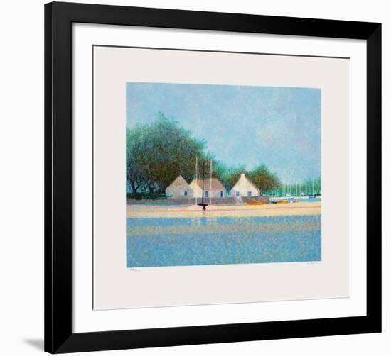 Rivage Vendéen-André Bourrié-Framed Premium Edition