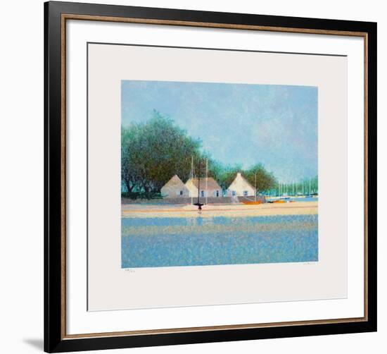 Rivage Vendéen-André Bourrié-Framed Premium Edition