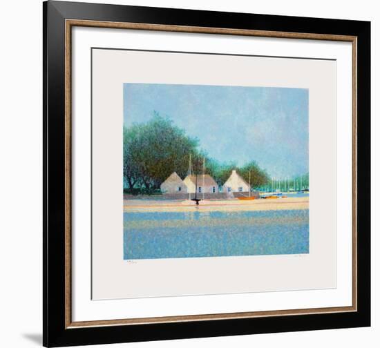 Rivage Vendéen-André Bourrié-Framed Premium Edition