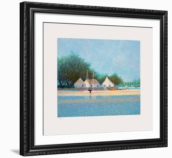 Rivage Vendéen-André Bourrié-Framed Premium Edition