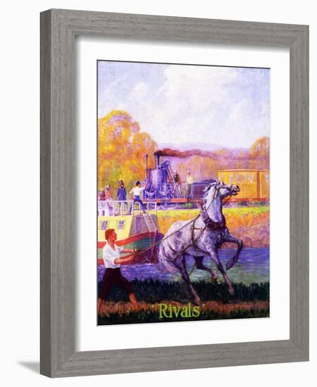 Rivals-Herbert Stitt-Framed Giclee Print