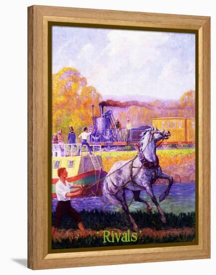 Rivals-Herbert Stitt-Framed Premier Image Canvas