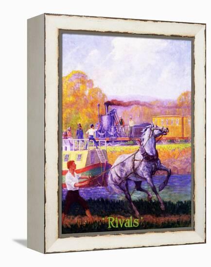 Rivals-Herbert Stitt-Framed Premier Image Canvas