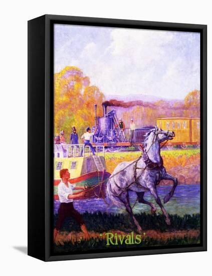 Rivals-Herbert Stitt-Framed Premier Image Canvas