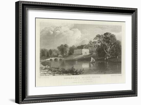 Rivenhall Place, Essex, Seat of the Reverend J Western-William Henry Bartlett-Framed Giclee Print