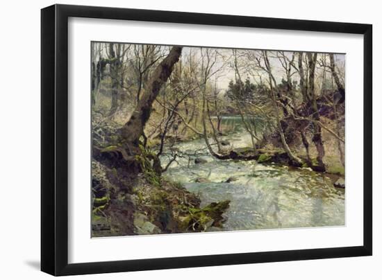 River, 1886-Fritz Thaulow-Framed Giclee Print