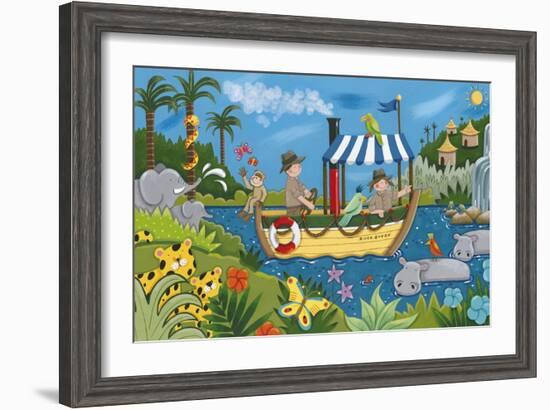 River Adventures-Sophie Harding-Framed Art Print