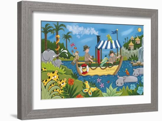 River Adventures-Sophie Harding-Framed Art Print