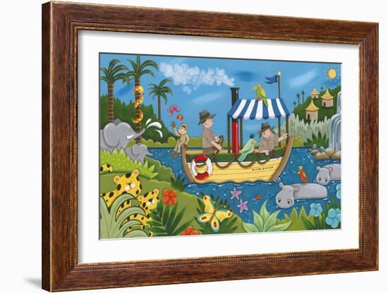 River Adventures-Sophie Harding-Framed Art Print