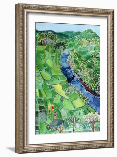 River Agung, Bali, 1996-Hilary Simon-Framed Giclee Print
