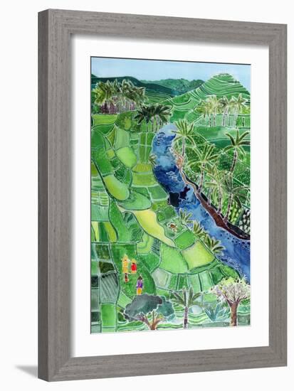 River Agung, Bali, 1996-Hilary Simon-Framed Giclee Print