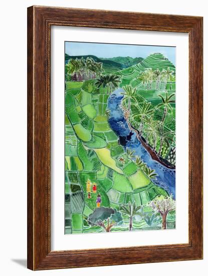 River Agung, Bali, 1996-Hilary Simon-Framed Giclee Print