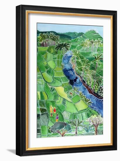 River Agung, Bali, 1996-Hilary Simon-Framed Giclee Print