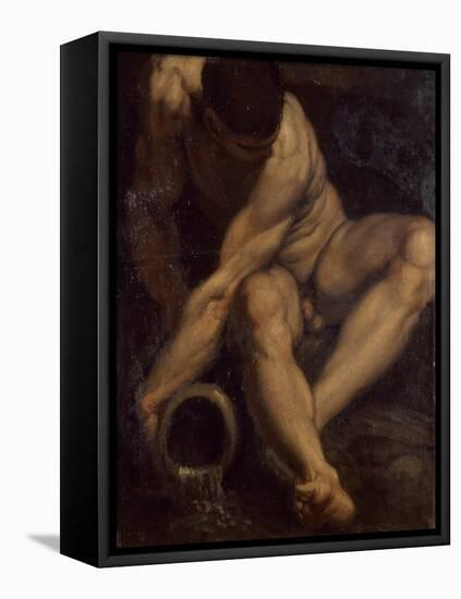 River Allegory, 1590-1595-Annibale Carracci-Framed Stretched Canvas