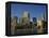 River and City Skyline of Dallas, Texas, United States of America, North America-Rennie Christopher-Framed Premier Image Canvas