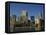 River and City Skyline of Dallas, Texas, United States of America, North America-Rennie Christopher-Framed Premier Image Canvas