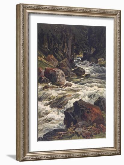 River and Moss-Ernst Heyn-Framed Art Print