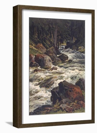 River and Moss-Ernst Heyn-Framed Art Print