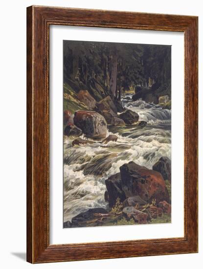 River and Moss-Ernst Heyn-Framed Art Print