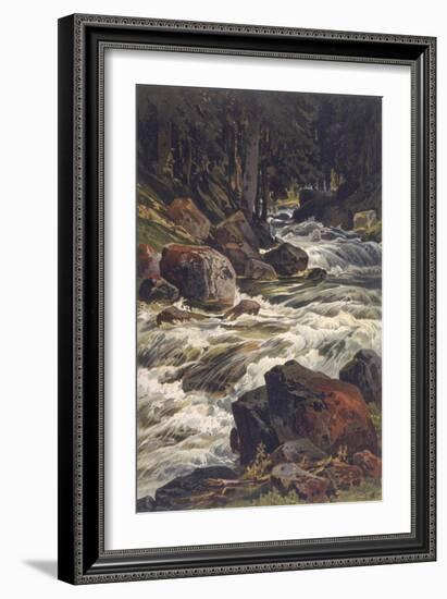 River and Moss-Ernst Heyn-Framed Art Print