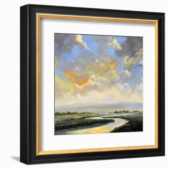 River and Sky-Robert Seguin-Framed Art Print