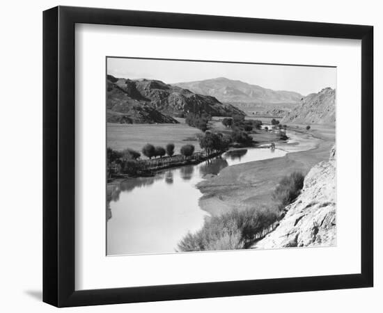 River and Valley in Kurdistan-null-Framed Photographic Print