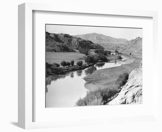 River and Valley in Kurdistan-null-Framed Photographic Print