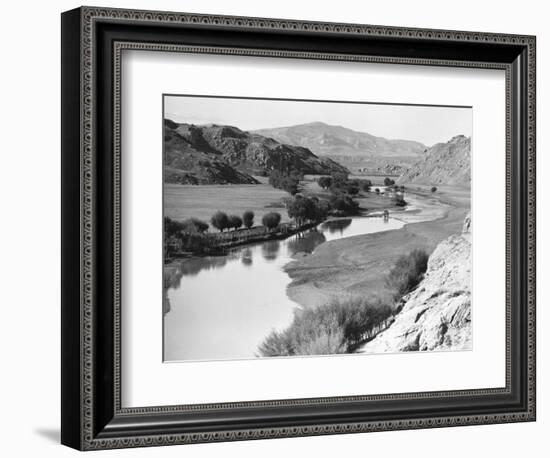 River and Valley in Kurdistan-null-Framed Photographic Print