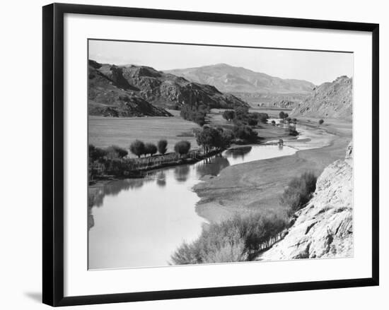 River and Valley in Kurdistan-null-Framed Photographic Print