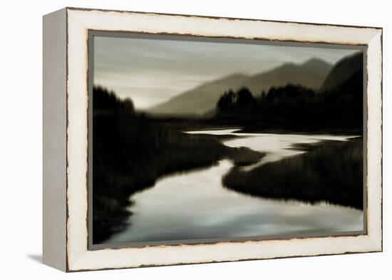 River at Day Break II-Madeline Clark-Framed Stretched Canvas