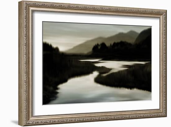 River at Day Break II-Madeline Clark-Framed Art Print