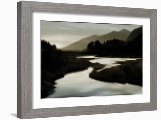 River at Day Break II-Madeline Clark-Framed Art Print