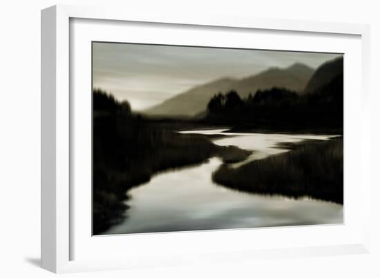River at Day Break II-Madeline Clark-Framed Art Print