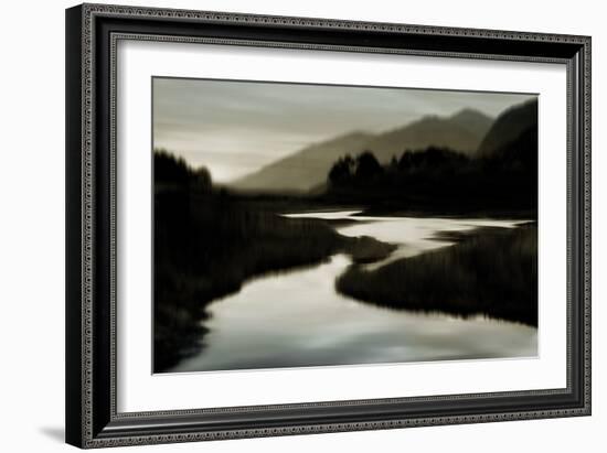 River at Day Break II-Madeline Clark-Framed Art Print