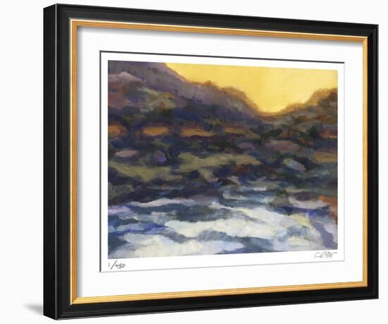 River at Dusk-Carl Stieger-Framed Limited Edition