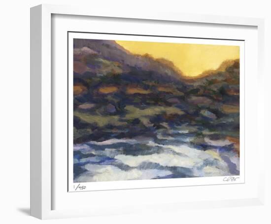 River at Dusk-Carl Stieger-Framed Limited Edition