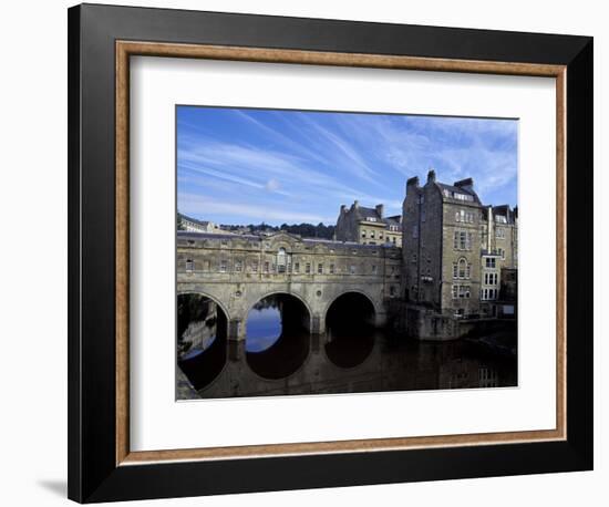 River Avon Bridge with Reflections, Bath, England-Cindy Miller Hopkins-Framed Photographic Print